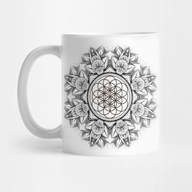 Lotus Mandala 26 by Olga Berlet